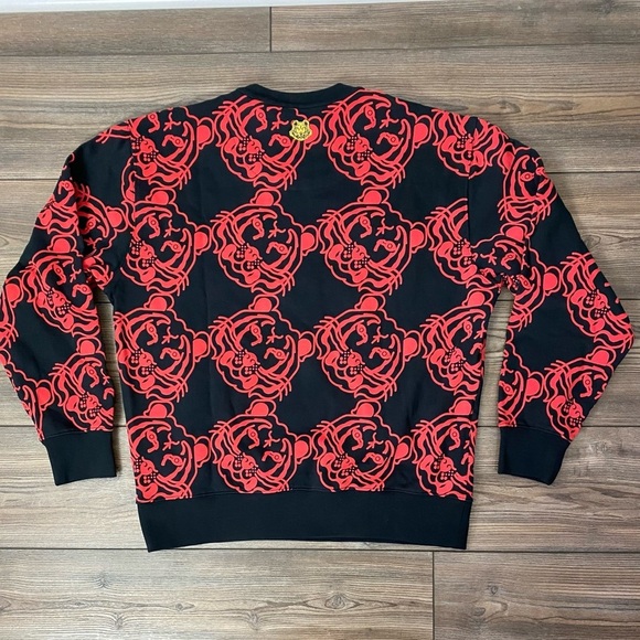 Kenzo Chinese New Year Tiger Print Logo Crew Sweatshirt - Picture 6 of 14